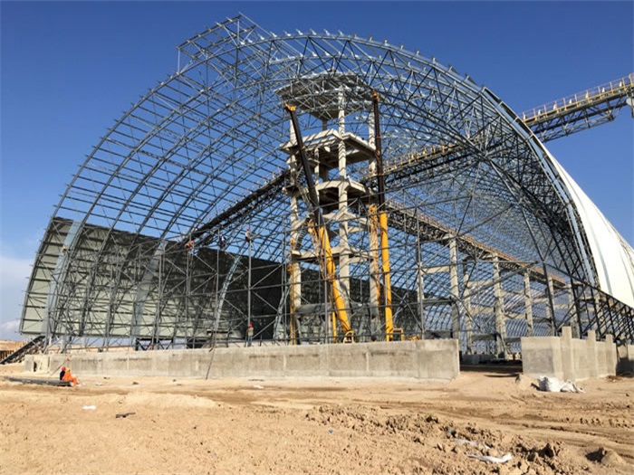 徐汇煤机油桶翘工程网架